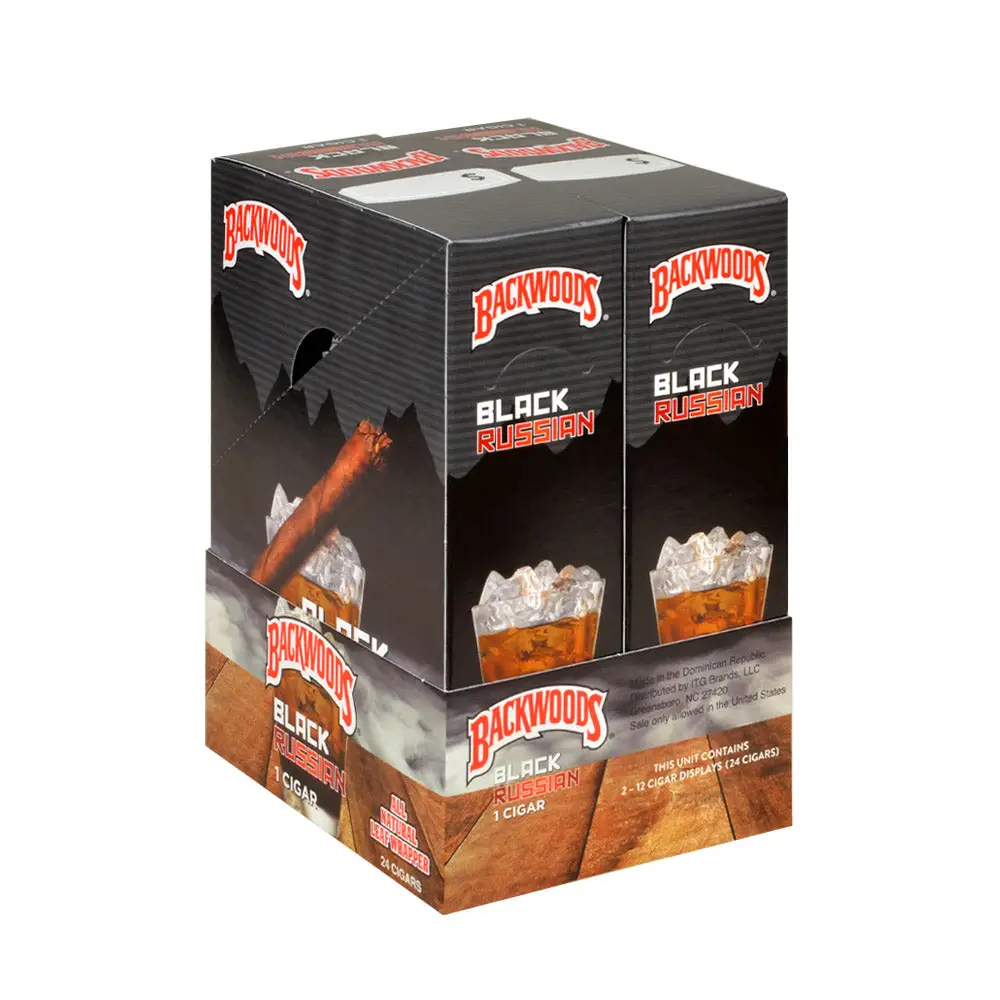 Backwoods Black Russian Cigars Single Pack of 24