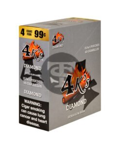 4 Kings Cigarillos 15 Packs of 4 Diamond
