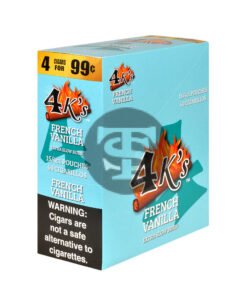 4 Kings Cigarillos 15 Packs of 4 French Vanilla