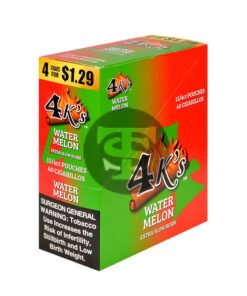 4 Kings Cigarillos 15 Packs of 4 Watermelon, $1.29 pre-price
