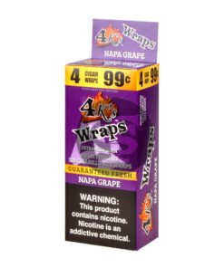 4 Kings Wraps 4 for 99c 30 pack of 4 Napa Grape