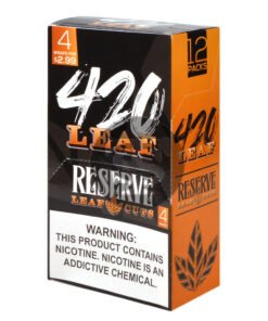 420 Leaf Wraps $2.99 Pre-Priced, 12 packs of 4 Reserve