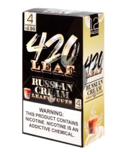 420 Leaf Wraps $2.99 Pre-Priced, 12 packs of 4 Russian Cream