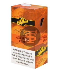 Al Capone Tobacco Leaf Wrap Pack of 18ct Rum