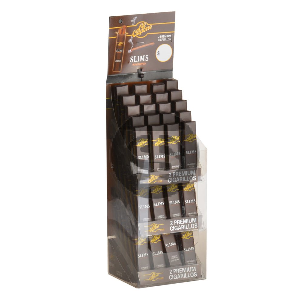 Al Capone Tower Slims Rum Cigarillos 60 Packs of 2 1 al capone tower slims rum cigarillos 60 packs of 2 397
