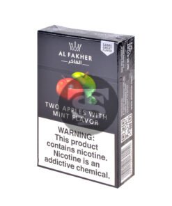 Al Fakher Hookah Shisha Pack of 50g Two Apples With Mint