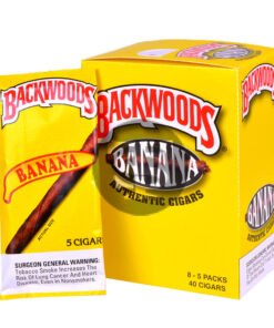 Backwoods Banana Cigars – 8 Packs of 5