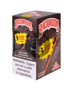 Backwoods Dark Leaf Cigars – 8 Packs of 5
