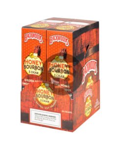 Backwoods Singles Honey Bourbon Cigars – Pack of 24