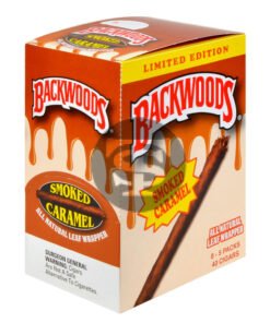 Backwoods Smoked Caramel Cigars – 8 Packs of 5