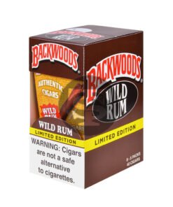 Backwoods Wild Rum Cigars – 8 Packs of 5