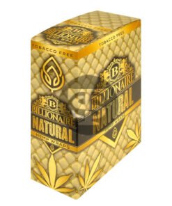 Billionaire Hemp Wraps 25 packs of 2, Natural