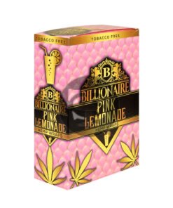 Billionaire Hemp Wraps 25 packs of 2, Pink Lemonade