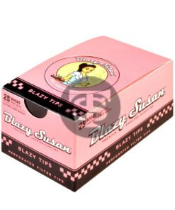 Blazy Susan Pink Perforated Filter Tips Pack of 25
