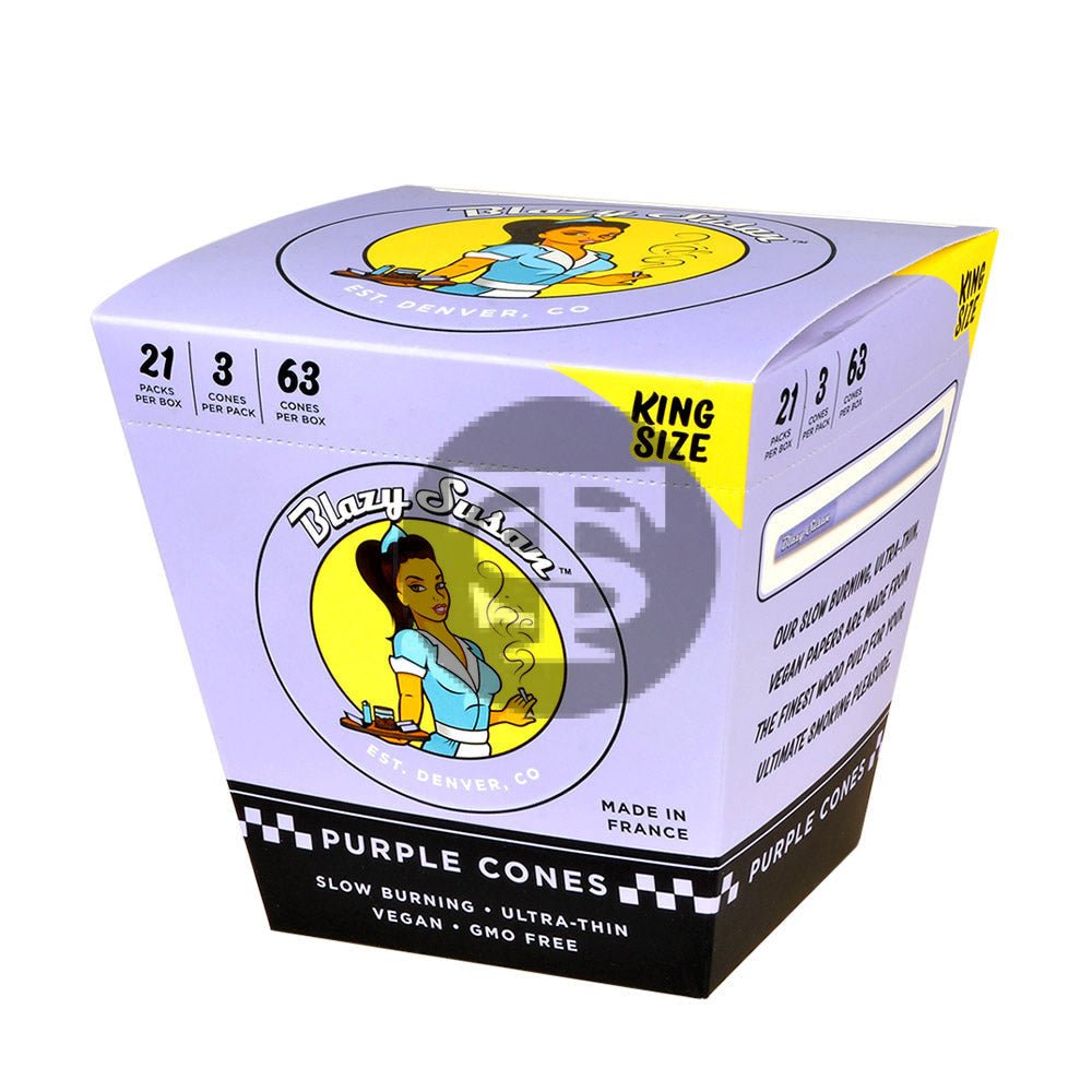 Blazy Susan Purple Cones King Size 21 Packs of 3 1 blazy susan purple cones king size 21 packs of 3 690
