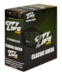City Life Cigarillos 5 for $1.49 Classic Green 15 Packs of 5