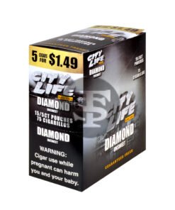 City Life Cigarillos 5 for $1.49 Diamond 15 Packs of 5