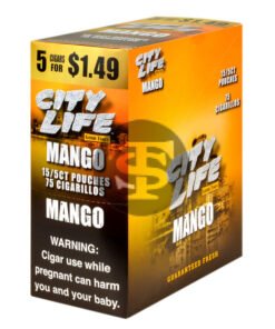 City Life Cigarillos 5 for $1.49 Mango 15 Packs of 5