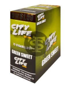 City Life Cigarillos 5 for $1.59 Green Sweet 15 Packs of 5