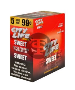 City Life Cigarillos 5 for 99 Cents Sweet 15 Packs of 5