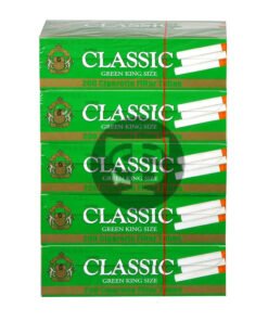 Classic Filter Tubes King Size Menthol (green) 5 Cartons of 200