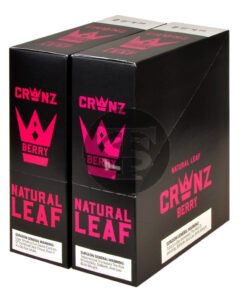 Crwnz Natural Leaf Berry Cigarillos, Pre-Priced $1.29