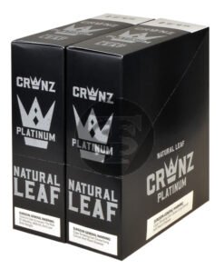 Crwnz Natural Leaf Platinum Cigarillos, Pre-Priced $1.29