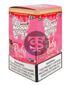 Da Boss $2.79 pre-price Ruby Reign Leaf Wraps 20 packs of 4
