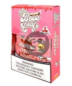 Da Boss Strawberry Cough Leaf Wraps 8 packs of 5