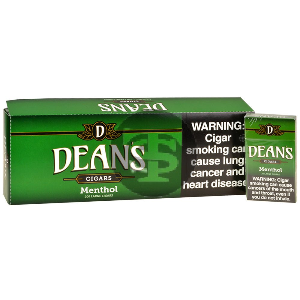 Deans Menthol Filtered Cigars 10 Packs of 20 1 deans menthol filtered cigars 10 packs of 20 116
