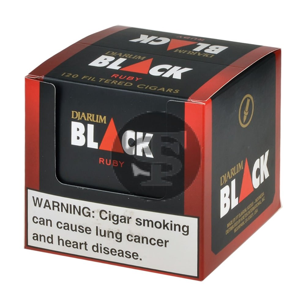 Djarum Black Cherry (Ruby) Filtered Cigars 10 Packs of 12 1 djarum black cherry ruby filtered cigars 10 packs of 12 228