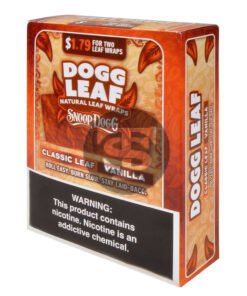 Dogg Leaf Vanilla Natural Leaf Wraps $1.79, 15 packs of 2