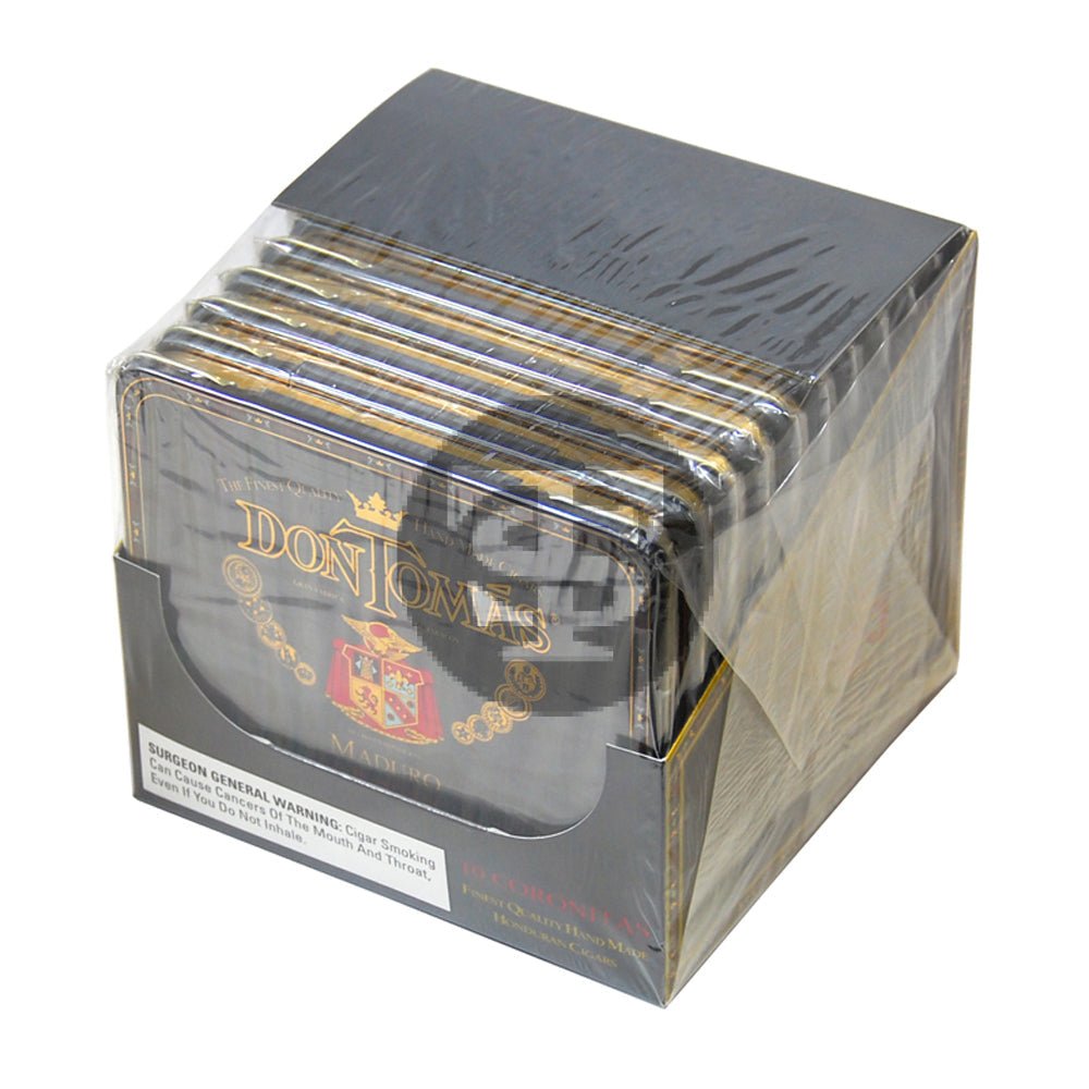 Don Tomas Fine Coronitas Maduro Cigars 10 Packs of 10 1 don tomas fine coronitas maduro cigars 10 packs of 560