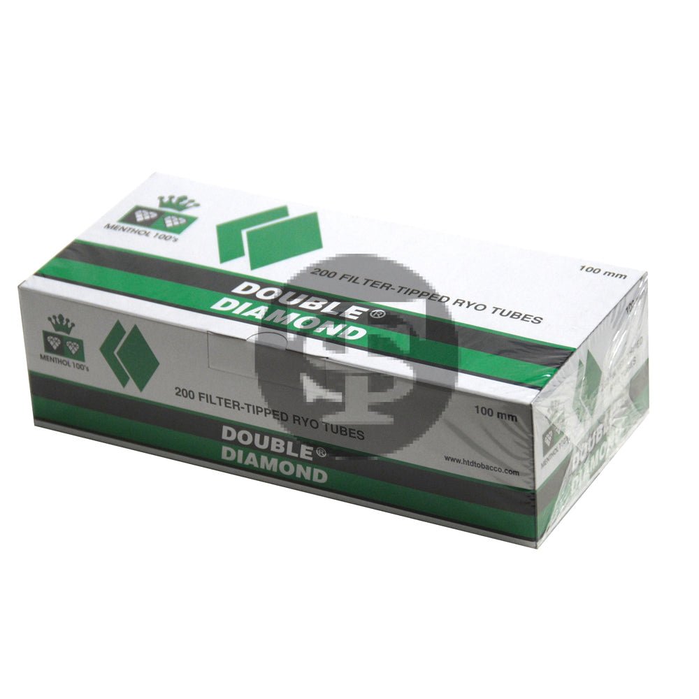 Double Diamond Filter Tubes 100 mm Menthol 5 Cartons of 200 1 double diamond filter tubes 100 mm menthol 5 cartons of 200 950