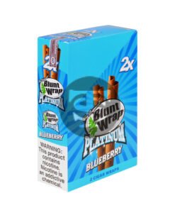 Double Platinum Blueberry Wraps 25 Pouches of 2