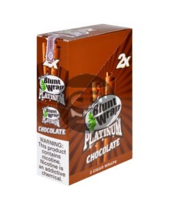 Double Platinum Chocolate Wraps 25 Pouches of 2