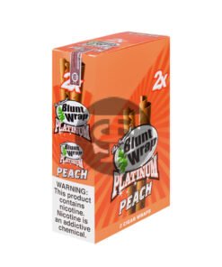 Double Platinum Peach Wraps 25 Pouchs of 2