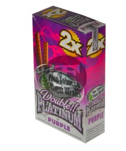 Double Platinum Purple Wraps 25 Pouches of 2
