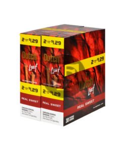 Dutch Leaf 2 For $1.29 Cigarillos 30 Packs of 2 Real Sweet