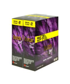 Dutch Leaf 2 Ripe Berry Cigarillos, 30 Packs of 2