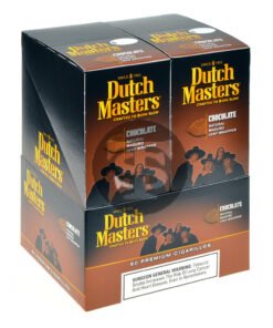 Dutch Masters Cigarillos Chocolate, 20 Pouches of 3