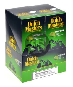 Dutch Masters Cigarillos Sweet Green 20 Pouches of 3