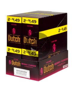 Dutch Masters Foil Fresh Berry Fusion $1.49 Cigarillos 30 Packs of 2