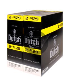 Dutch Masters Foil Fresh Blend Platinum $1.29 Cigarillos, 30 Packs of 2