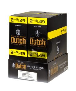 Dutch Masters Foil Fresh Blend Silver 1.49 Cent Cigarillos 30 Packs of 2