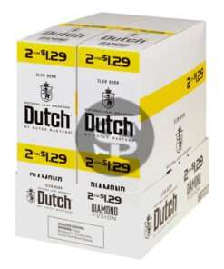 Dutch Masters Foil Fresh Diamond Fusion $1.29 Cigarillos 30 Packs of 2