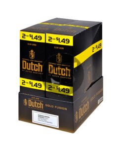 Dutch Masters Foil Fresh Gold Fusion $1.49 Cigarillos 30 Packs of 2