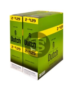 Dutch Masters Foil Fresh Green Envy $1.29 Cigarillos, 30 Packs of 2