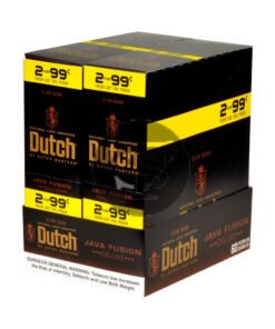 Dutch Masters Foil Fresh Java Fusion 99 Cent Cent Cigarillos 30 Packs of 2