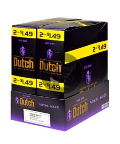 Dutch Masters Foil Fresh Royal Haze 1.49 Cent Cigarillos 30 Packs of 2